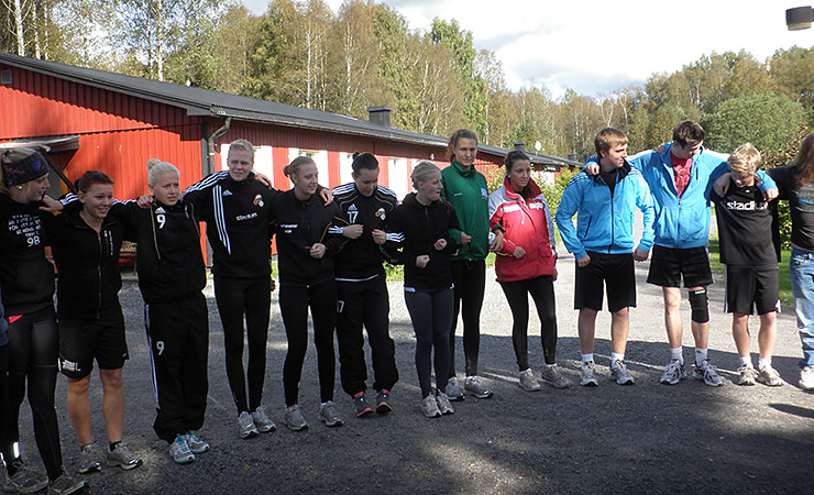 Nordenbergsskolans Innebandygymnasium - träningsläger på Valfjället
