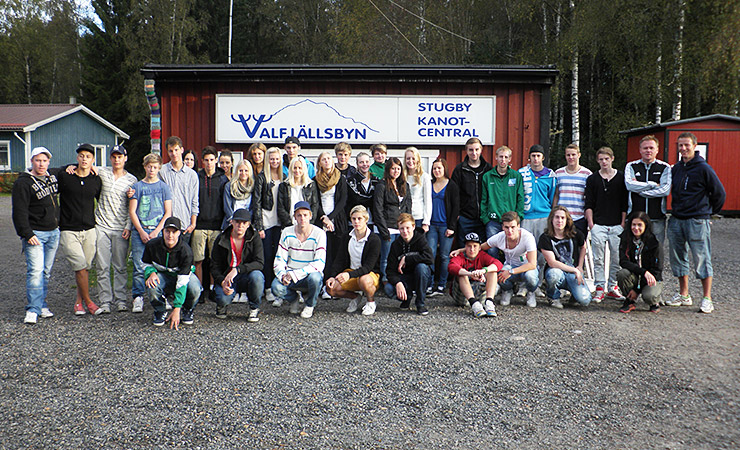 Nordenbergsskolans Innebandygymnasium - träningsläger på Valfjället