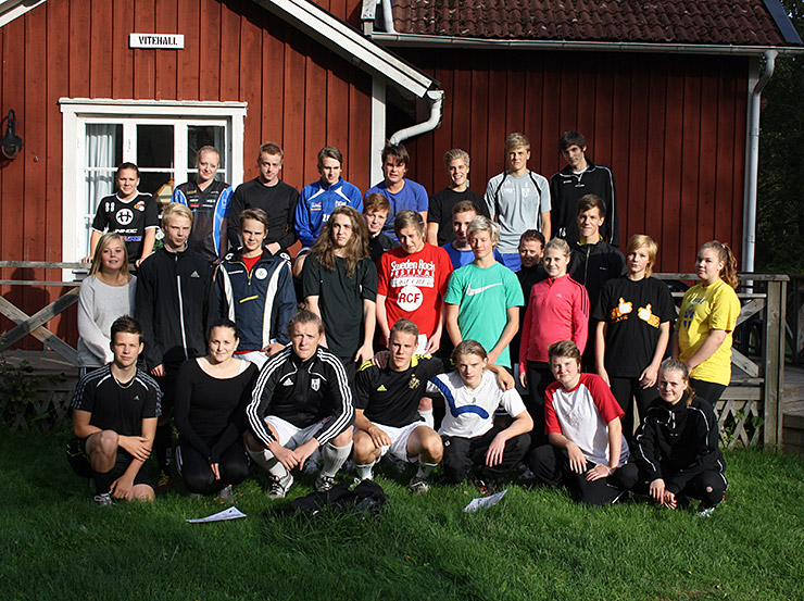 Nordenbergsskolans Innebandygymnasium - träningsläger på Kyrkekvarn